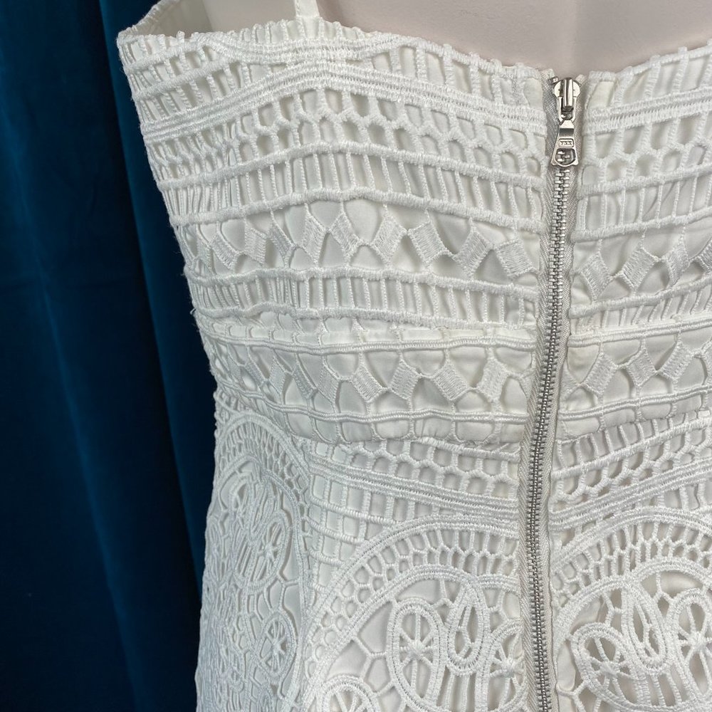 Bardot Versailles Eyelet Lace White Jumpsuit - Picture 9 of 9